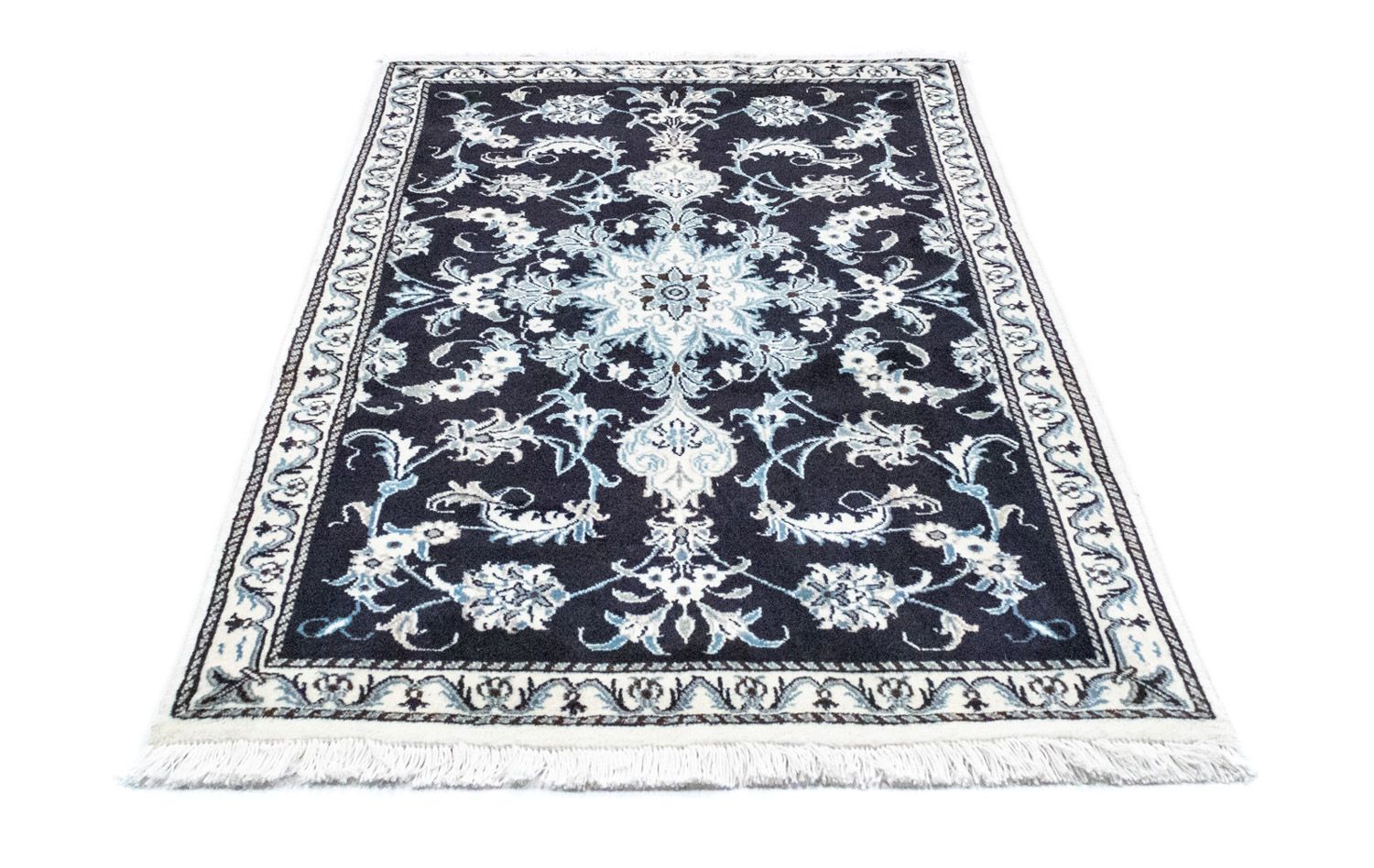 Tappeto Persero - Nain - 131 x 90 cm - blu scuro