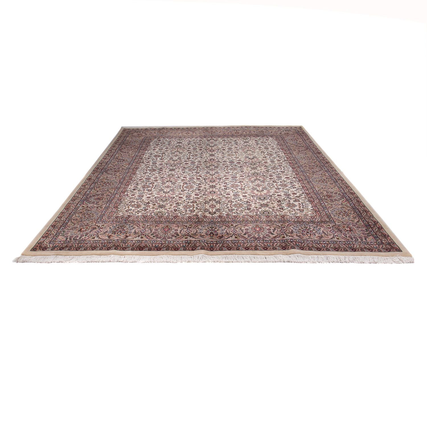Tappeto orientale - Keshan - Indo - 296 x 248 cm - beige