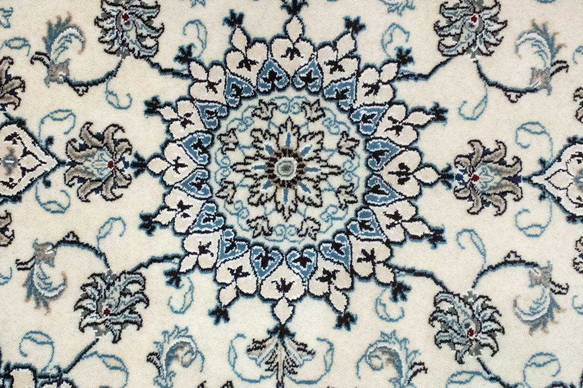 Tappeto Persero - Nain - 131 x 91 cm - bianco naturale