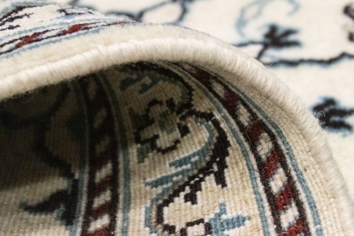 Tappeto Persero - Nain - 131 x 91 cm - bianco naturale