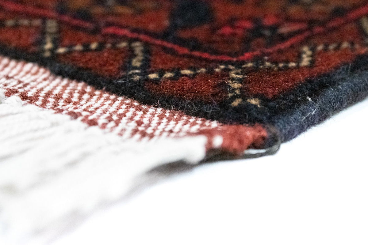 Tappeto afgano - Kunduz - 149 x 103 cm - rosso