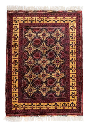Tappeto afgano - 143 x 105 cm - blu
