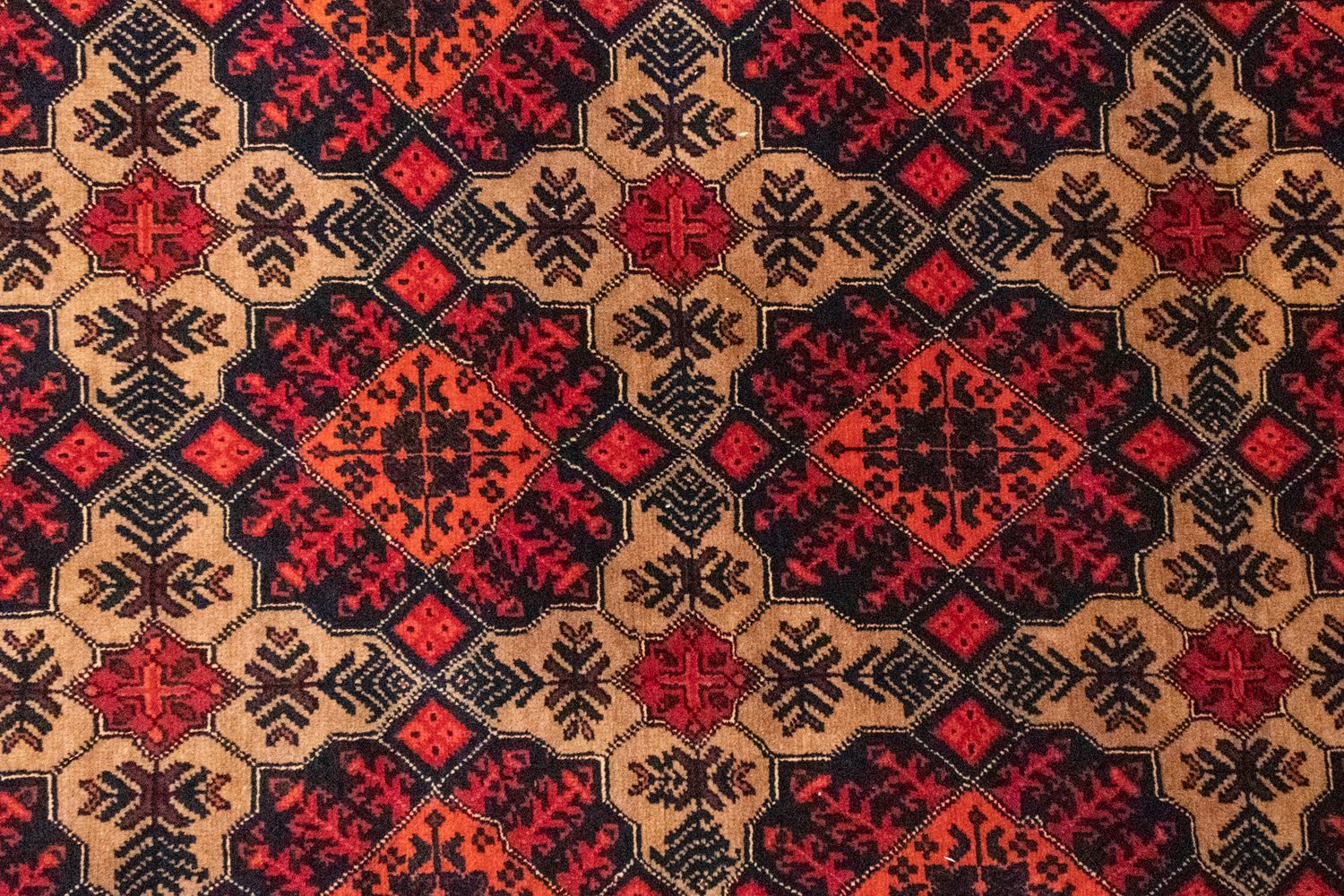Tappeto afgano - 144 x 98 cm - marrone
