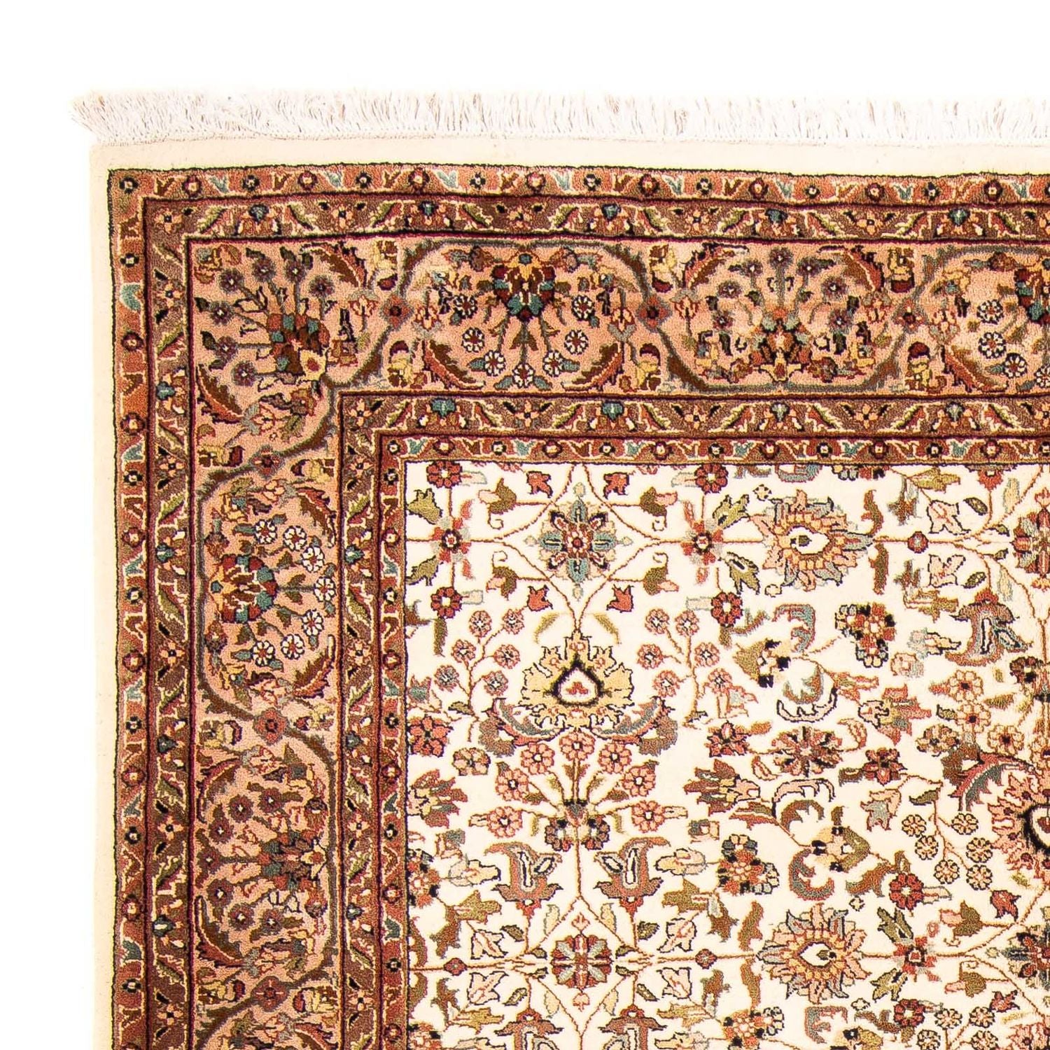 Tappeto orientale - Keshan - Indo - 235 x 175 cm - beige