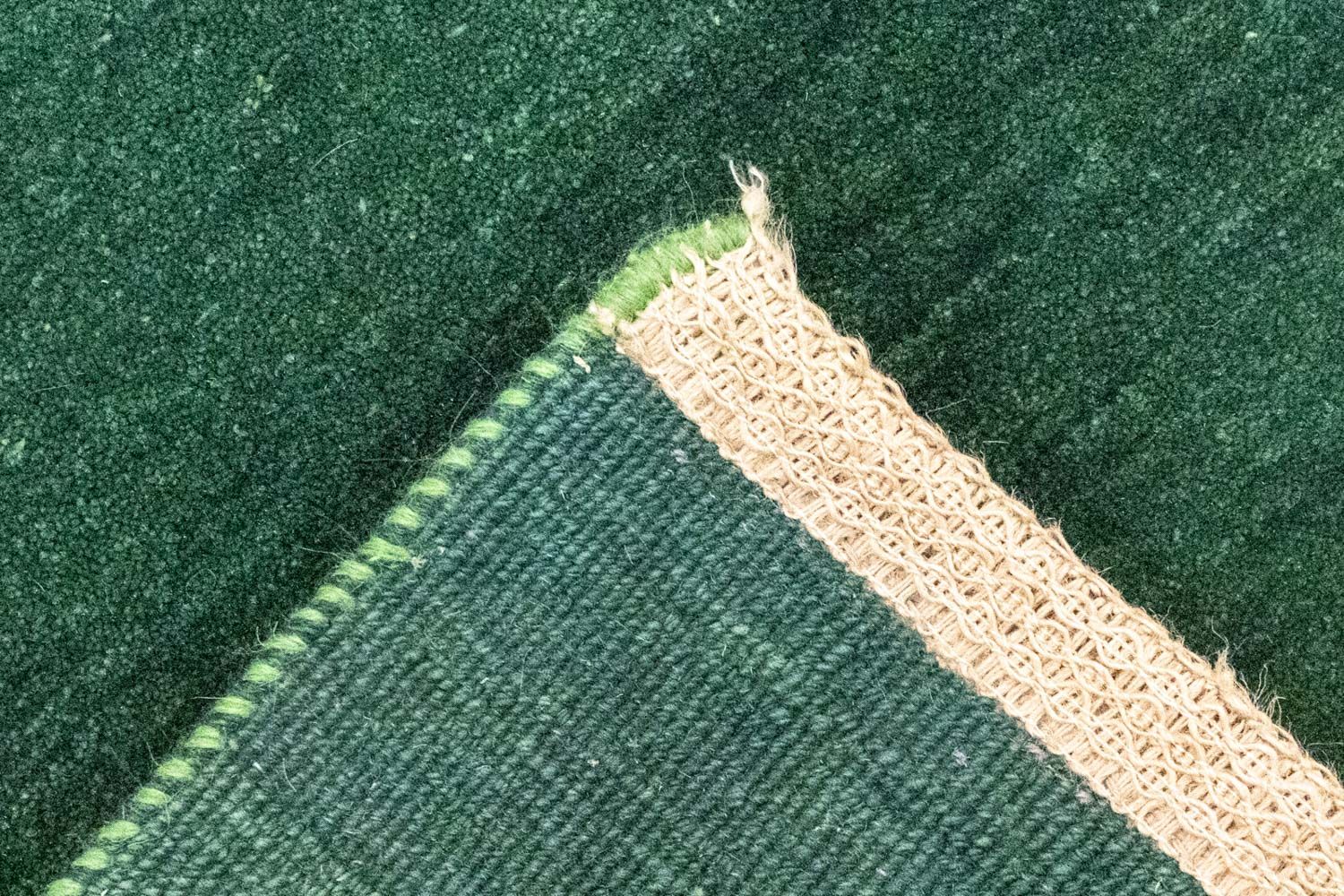 Tappeto Gabbeh - Persero - 152 x 106 cm - verde