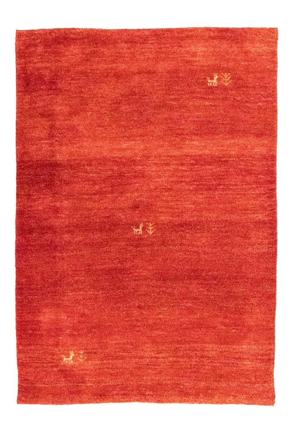 Tappeto Gabbeh - Persero - 148 x 101 cm - arancione