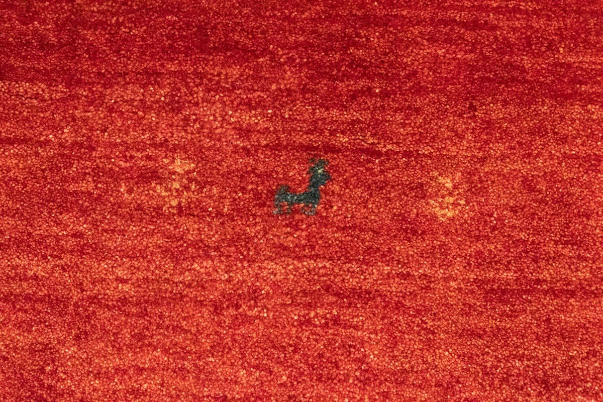 Tappeto Gabbeh - Persero - 144 x 100 cm - arancione