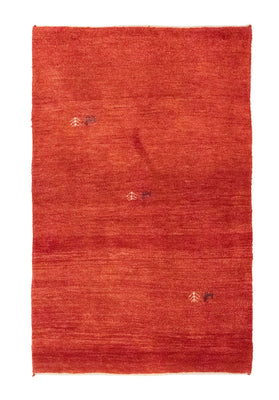 Tappeto Gabbeh - Persero - 154 x 96 cm - arancione