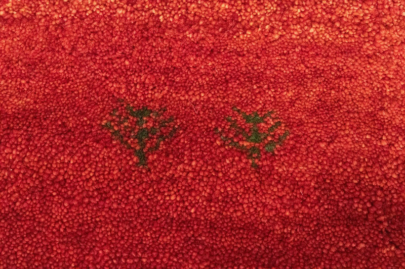 Tappeto Gabbeh - Persero - 152 x 104 cm - rosso