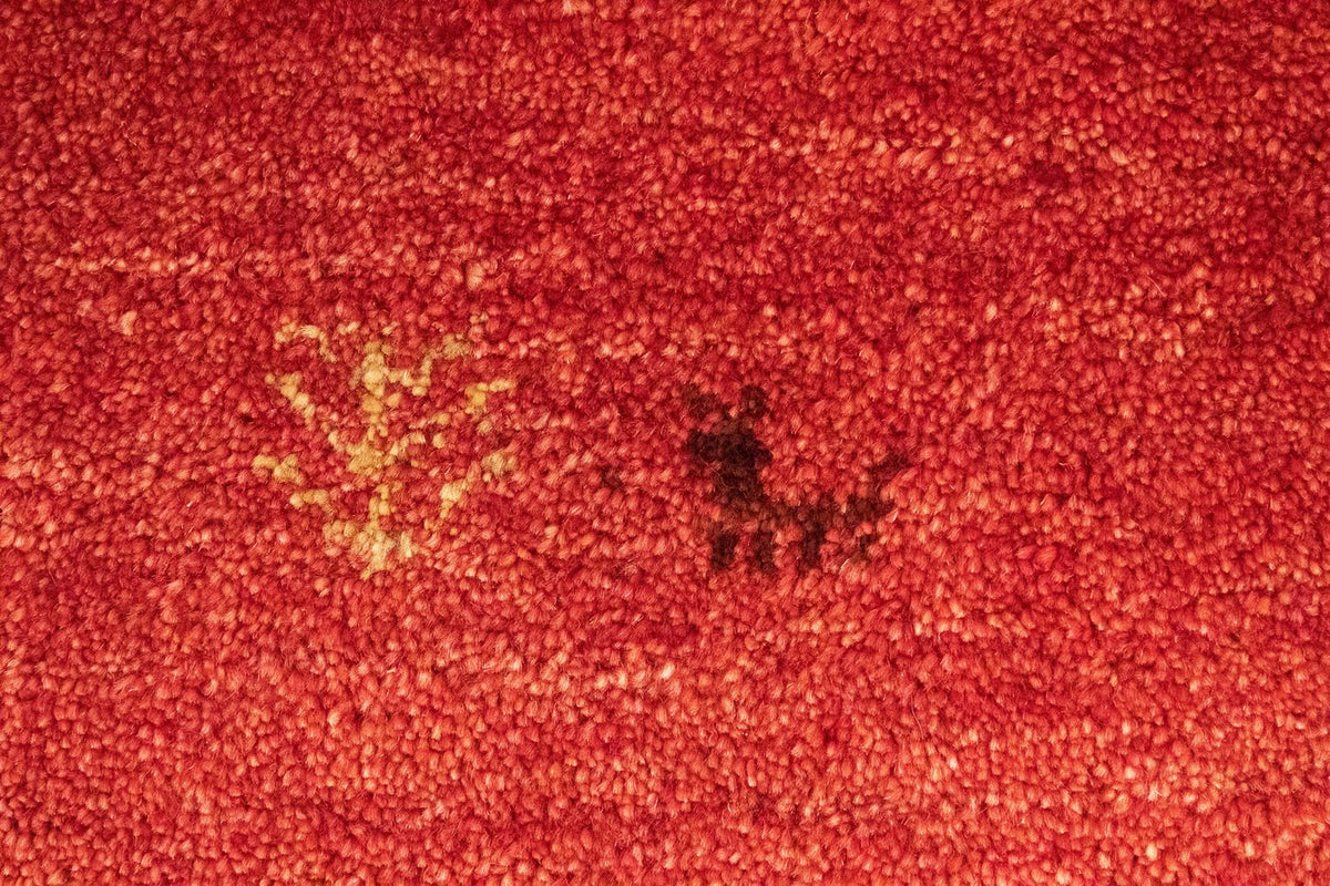 Tappeto Gabbeh - Persero - 147 x 94 cm - arancione