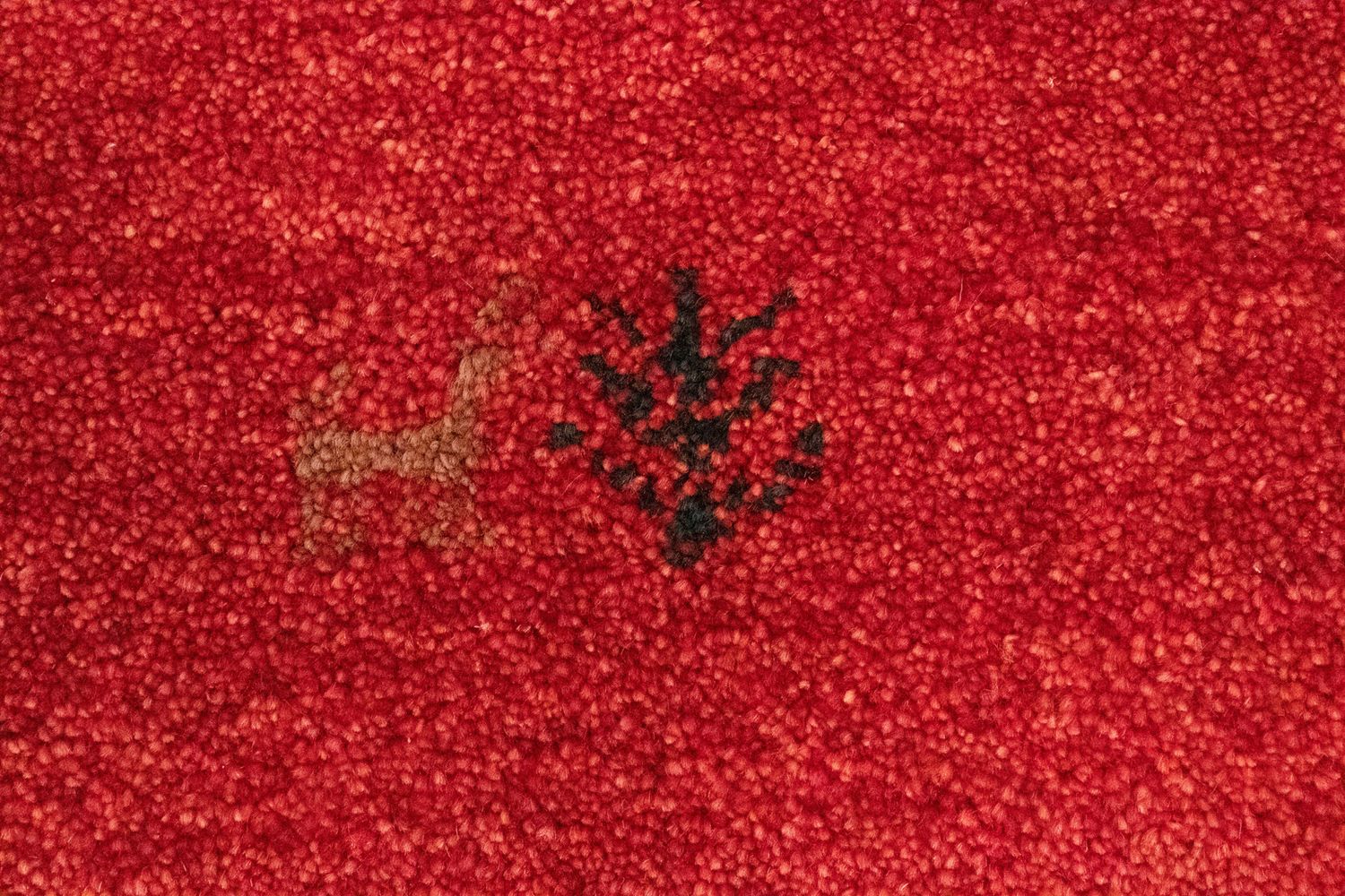 Tappeto Gabbeh - Persero - 147 x 98 cm - rosso