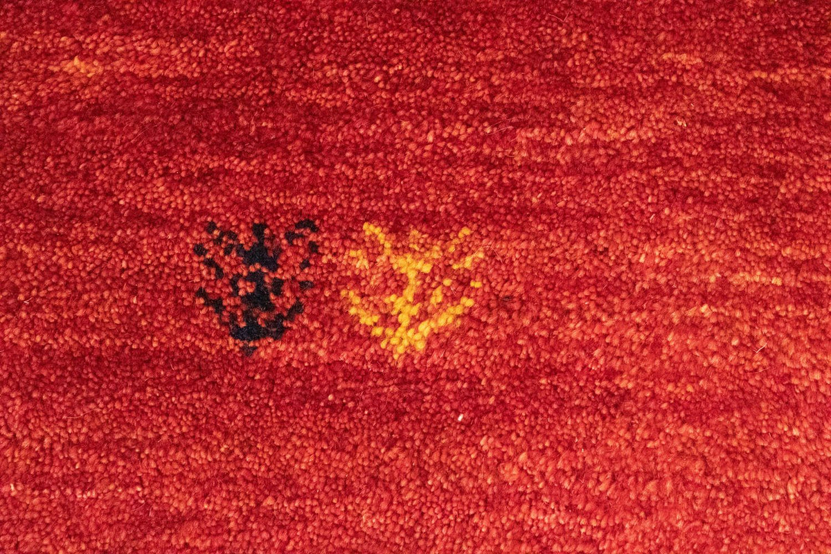 Tappeto Gabbeh - Persero - 140 x 100 cm - rosso