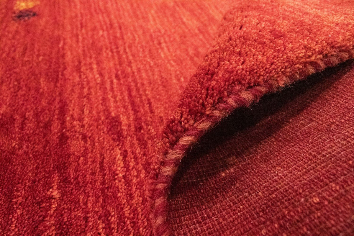 Tappeto Gabbeh - Persero - 140 x 100 cm - rosso