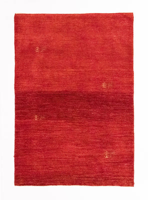 Tappeto Gabbeh - Persero - 145 x 100 cm - rosso