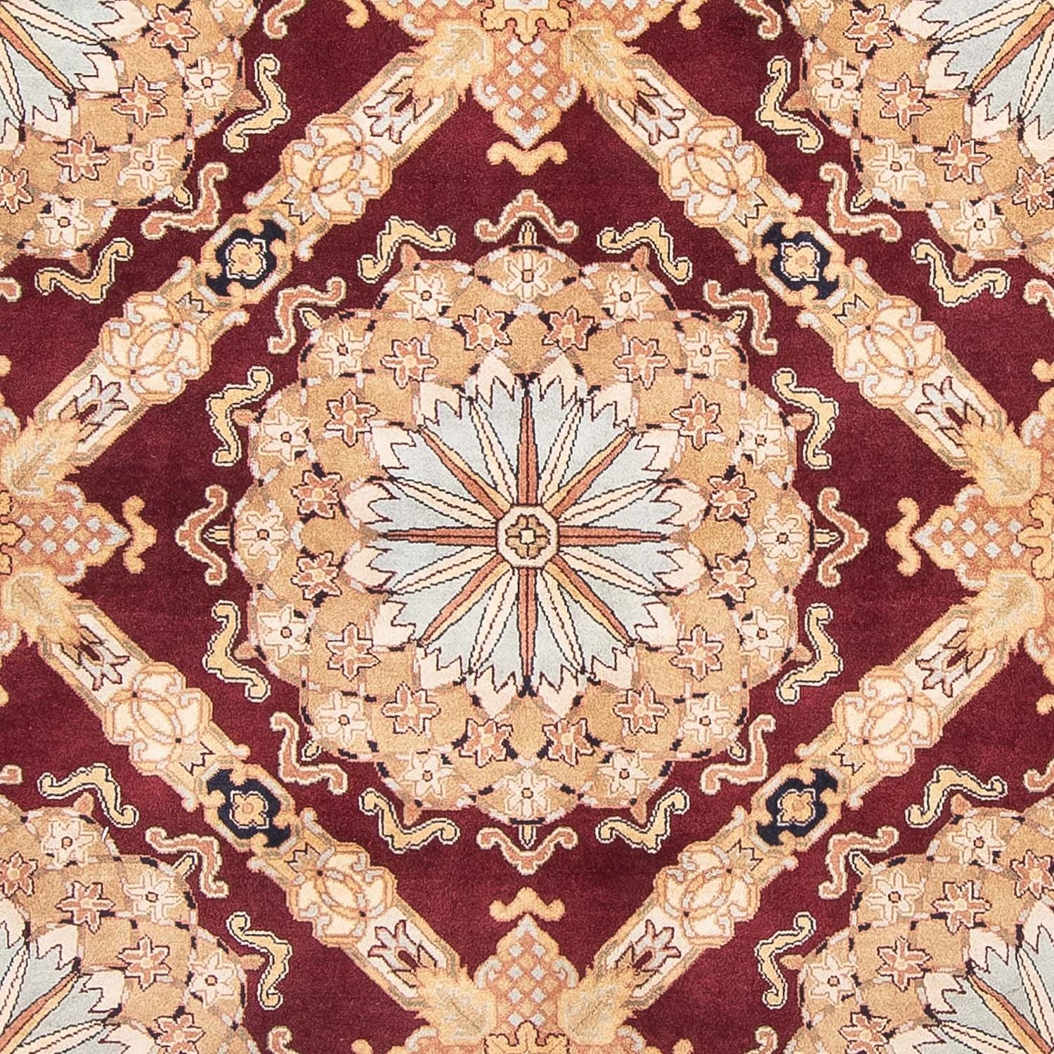 Tappeto orientale - Keshan - Indo - 307 x 244 cm - rosso scuro