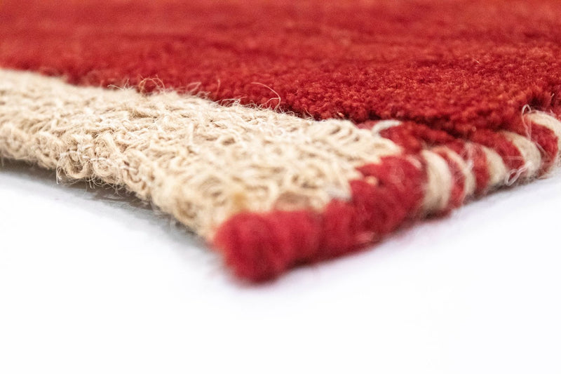 Tappeto Gabbeh - Persero - 140 x 86 cm - rosso