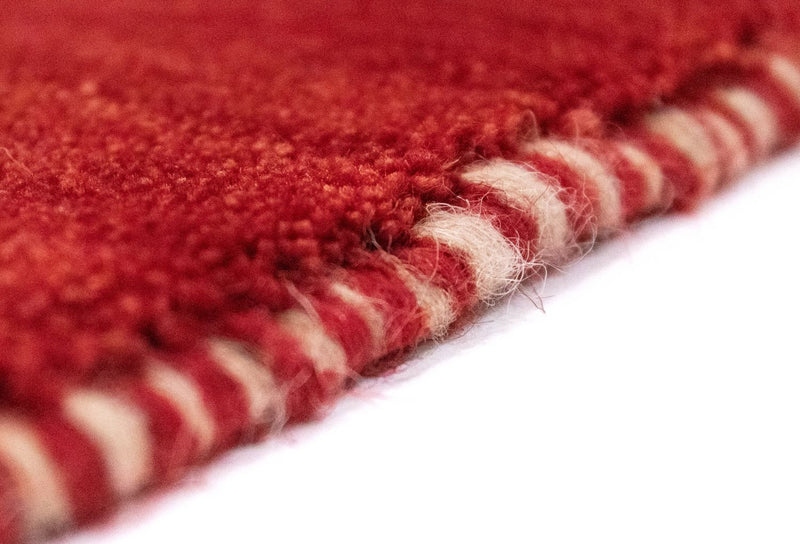 Tappeto Gabbeh - Persero - 140 x 86 cm - rosso