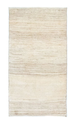 Tappeto Gabbeh - Persero - 135 x 73 cm - bianco naturale