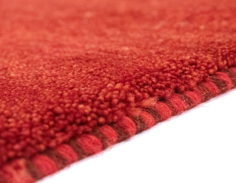 Tappeto Gabbeh - Persero - 132 x 77 cm - rosso