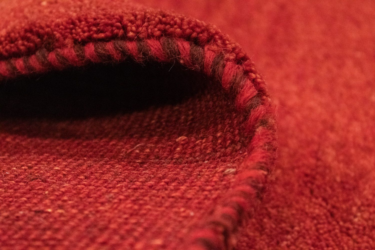 Tappeto Gabbeh - Persero - 132 x 77 cm - rosso