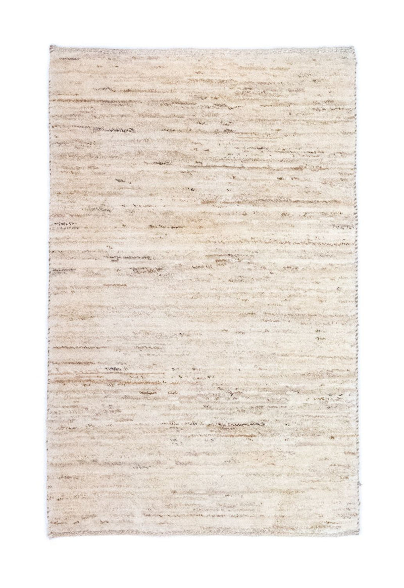 Tappeto Gabbeh - Persero - 132 x 83 cm - bianco naturale