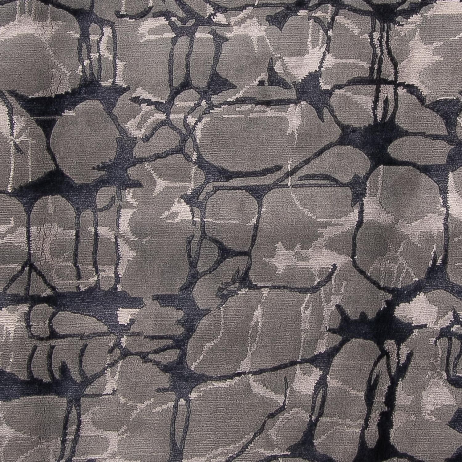Tappeto di design - 303 x 207 cm - grigio scuro