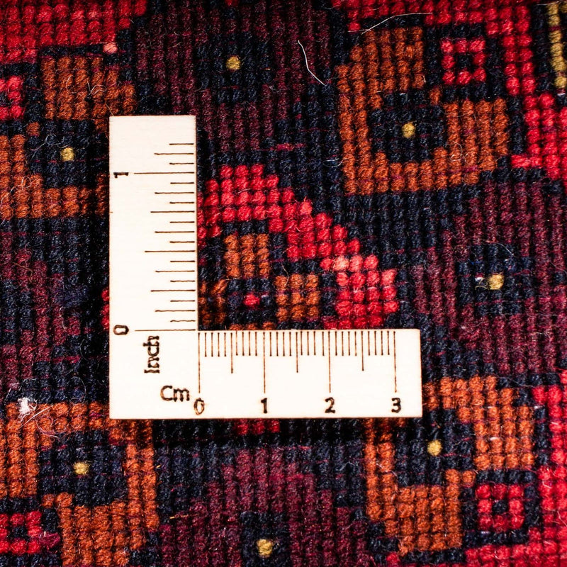 Tappeto afgano - Kunduz - 203 x 102 cm - rosso scuro