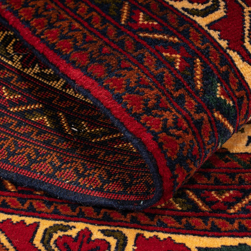 Tappeto afgano - 145 x 93 cm - rosso scuro