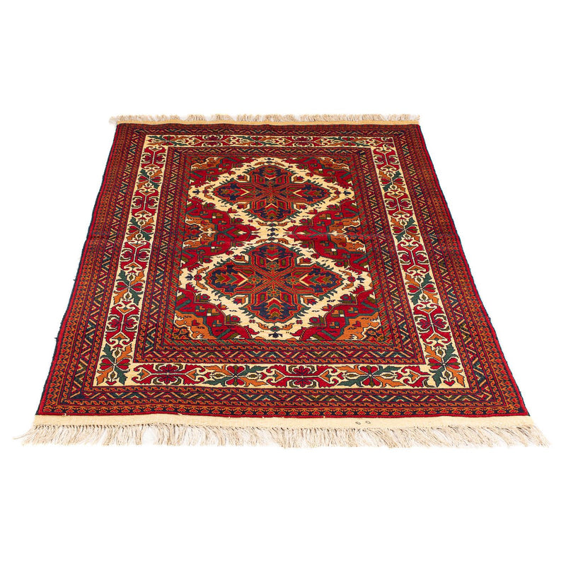 Tappeto afgano - 145 x 93 cm - rosso scuro