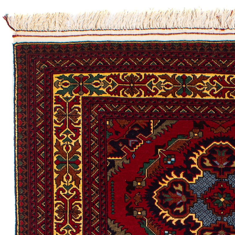 Tappeto afgano - 145 x 93 cm - rosso scuro