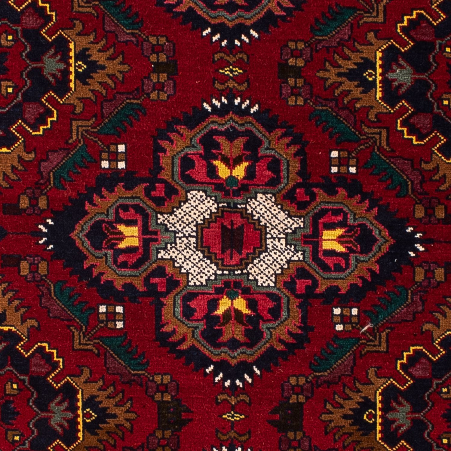 Tappeto afgano - 145 x 93 cm - rosso scuro