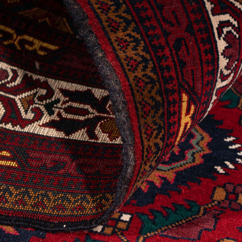 Tappeto afgano - 145 x 93 cm - rosso scuro
