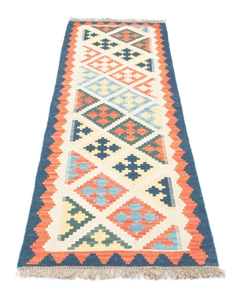 Tappeto corsia Tappeto Kelim - Orientale - 203 x 65 cm - beige