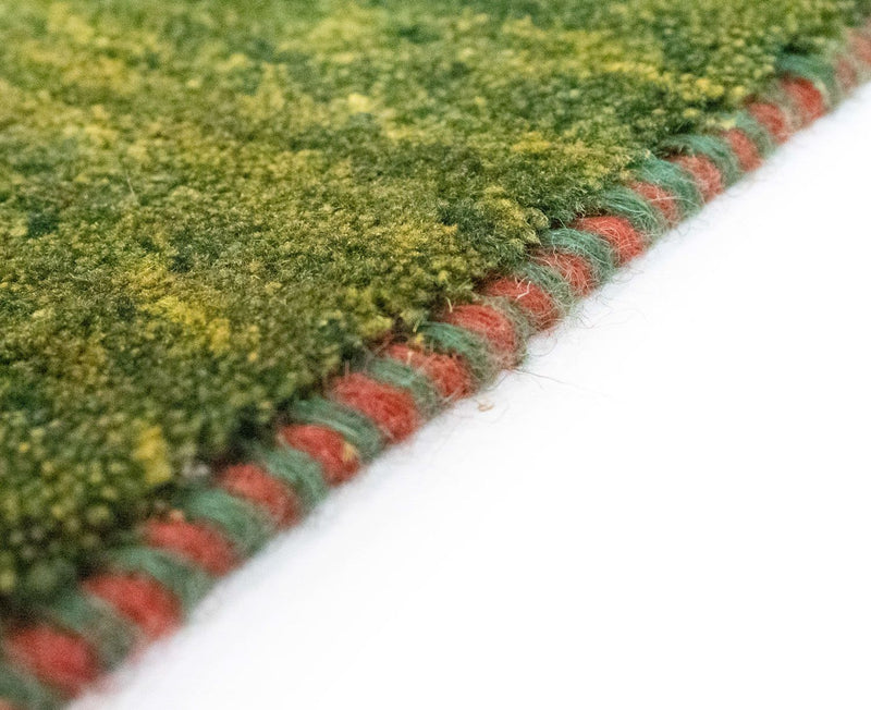 Tappeto corsia Tappeto Gabbeh - Persero - 205 x 66 cm - verde