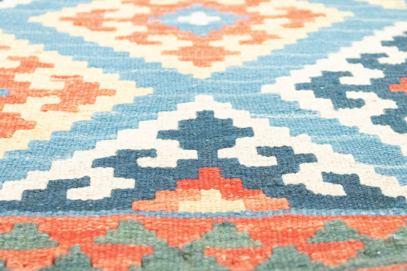 Tappeto corsia Tappeto Kelim - Orientale - 203 x 64 cm - arancione
