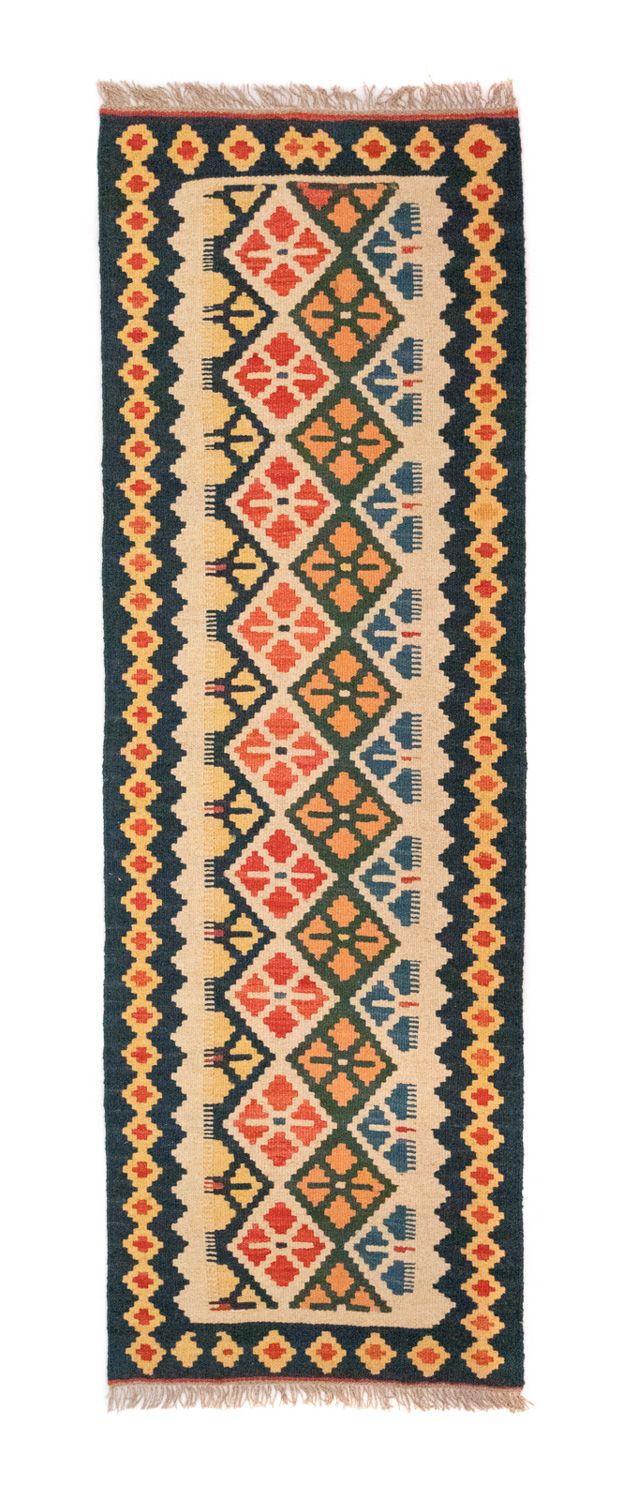 Tappeto corsia Tappeto Kelim - Orientale - 207 x 65 cm - beige