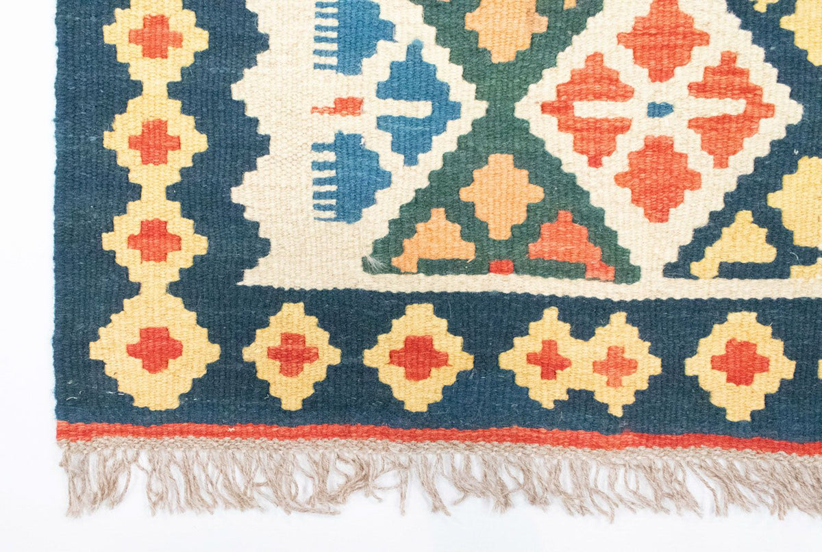 Tappeto corsia Tappeto Kelim - Orientale - 207 x 65 cm - beige