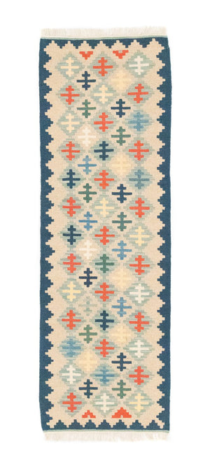 Tappeto corsia Tappeto Kelim - Orientale - 193 x 61 cm - beige