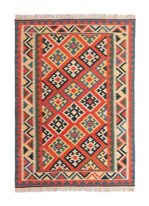 Tappeto Kelim - Orientale - 212 x 148 cm - arancione