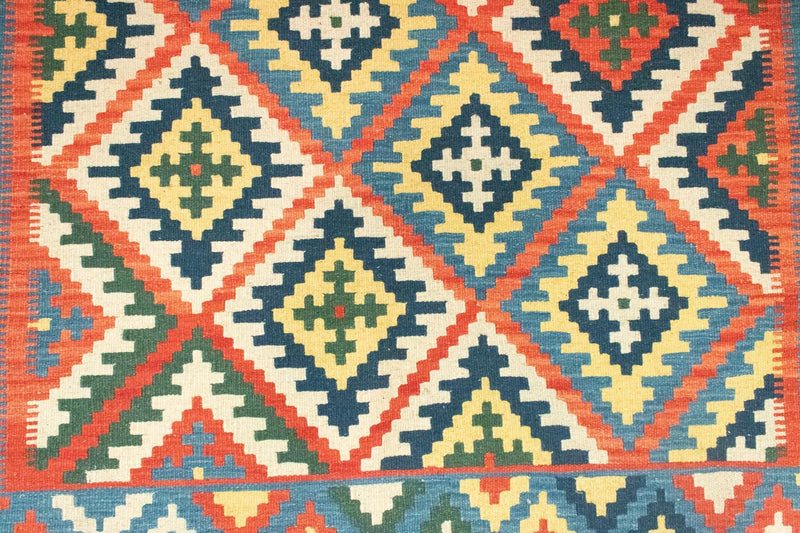 Tappeto Kelim - Orientale - 196 x 150 cm - arancione