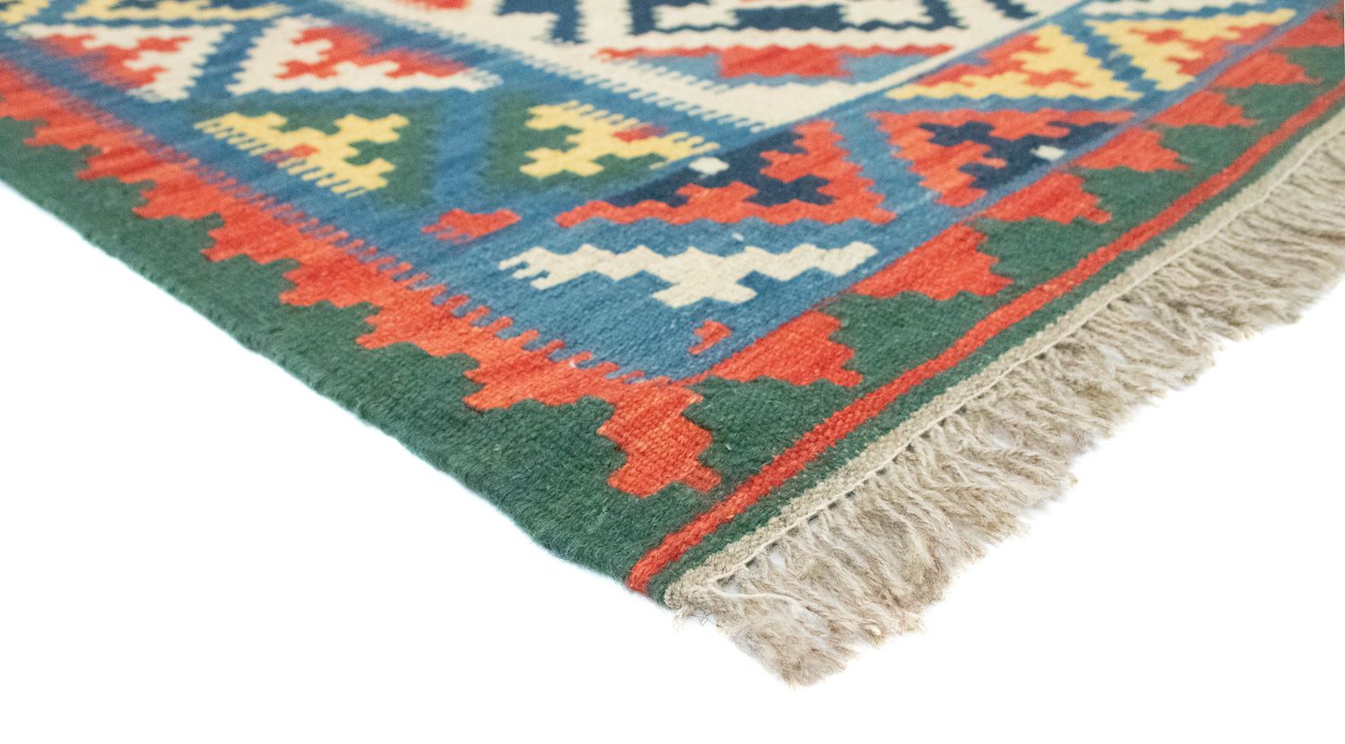 Tappeto Kelim - Orientale - 200 x 147 cm - blu