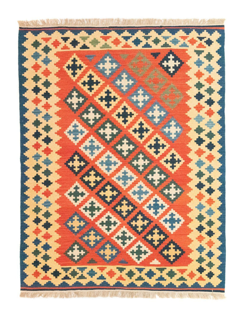 Tappeto Kelim - Orientale - 200 x 155 cm - arancione