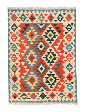 Tappeto Kelim - Orientale - 203 x 150 cm - arancione