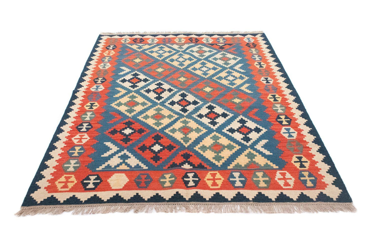 Tappeto Kelim - Orientale - 200 x 155 cm - blu