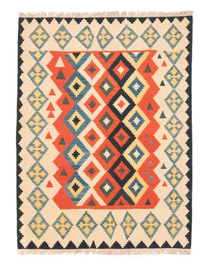 Tappeto Kelim - Orientale - 205 x 155 cm - arancione