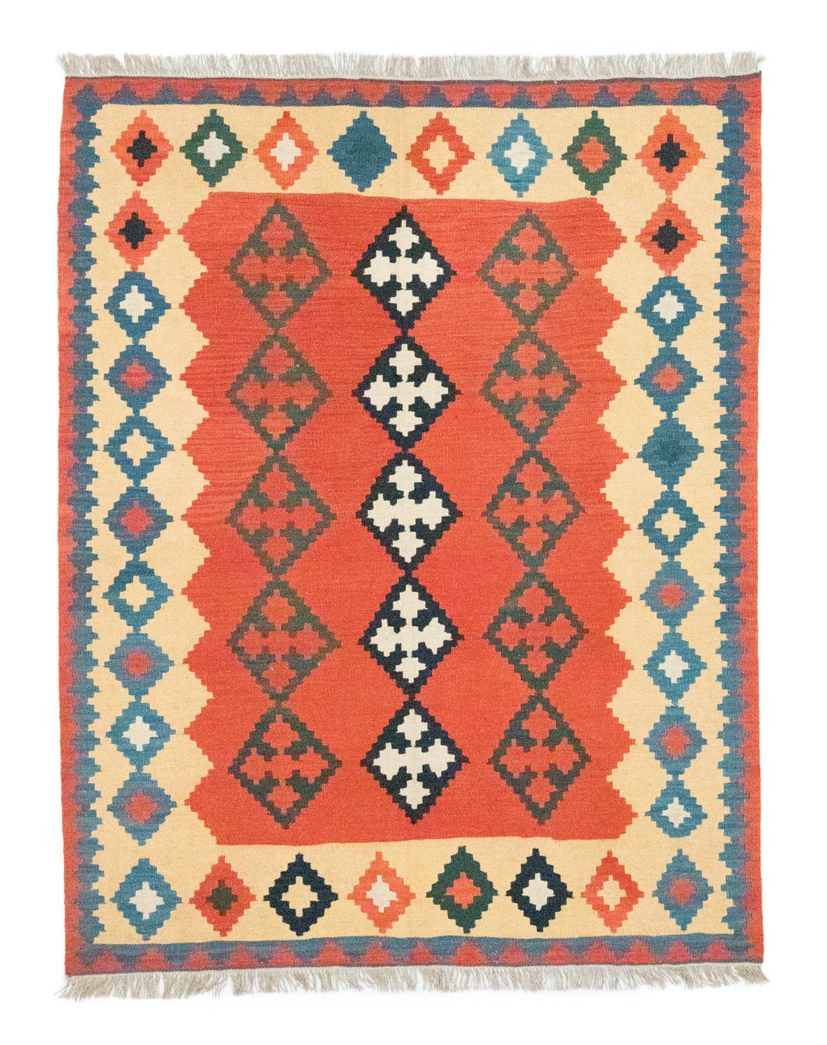 Tappeto Kelim - Orientale - 200 x 150 cm - arancione