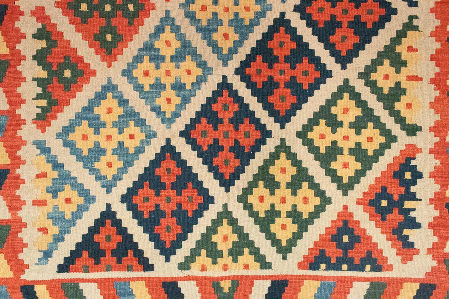 Tappeto Kelim - Orientale - 205 x 157 cm - arancione