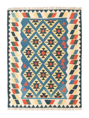 Tappeto Kelim - Orientale - 205 x 156 cm - blu