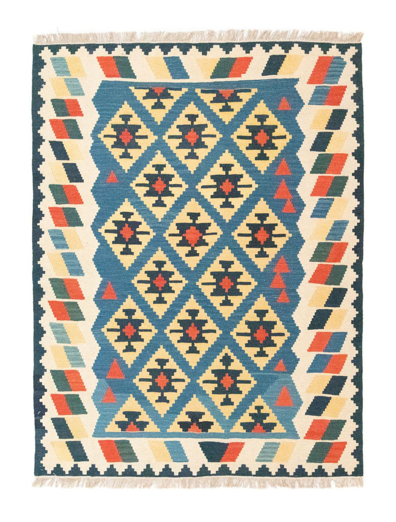 Tappeto Kelim - Orientale - 205 x 156 cm - blu