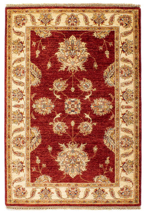 Tappeto Ziegler - 144 x 99 cm - rosso scuro